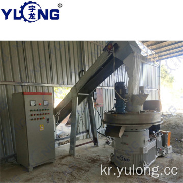 YULONG XGJ560 1.5-2TON / H 기계를 만드는 서류상 폐기물 펠릿